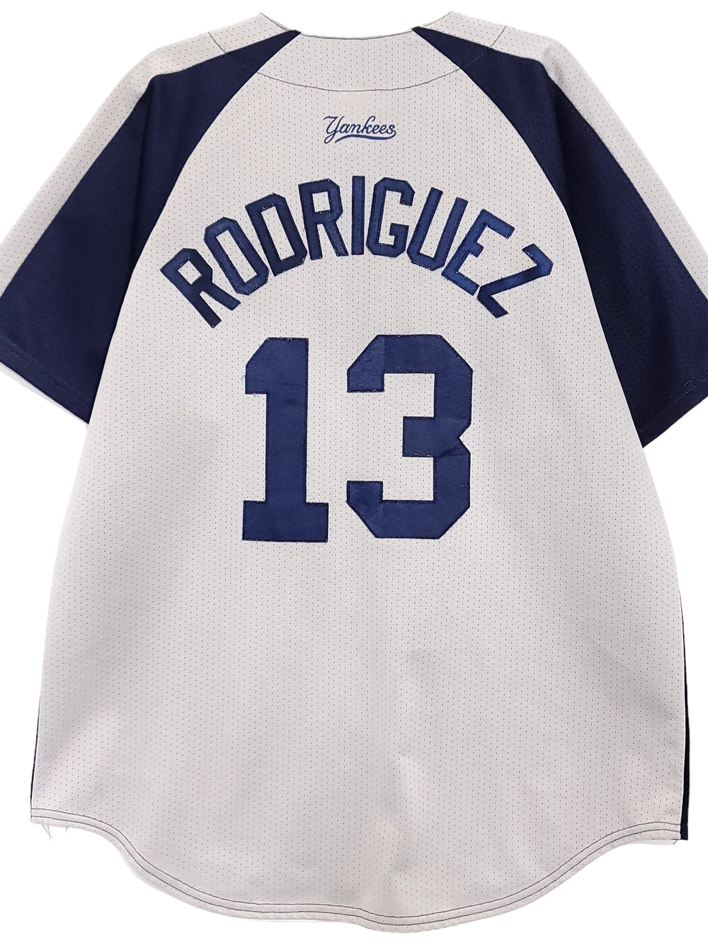 Majestic New York Yankees A Rod Vintage Practice Jersey Men's XL